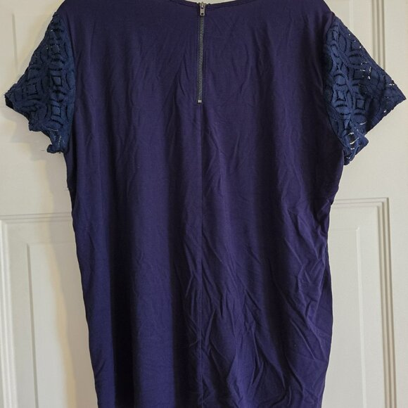 Blue Lace Shirt - Picture 2 of 4